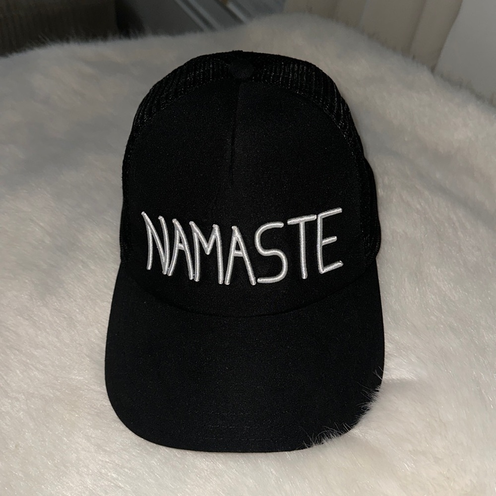 Black “NAMASTE” Hat